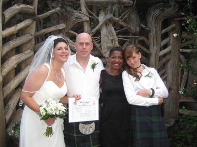 Amy + Matheiu w/groomsmaid Kenzie, American Visionary Art Museum, Baltimore City