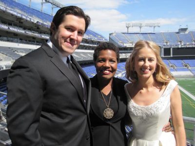 Dan + Sarah M & T Bank Stadium