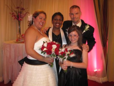 Debra + Randy with daughter Alyssa La Fontaine Bleue, Glen Burnie