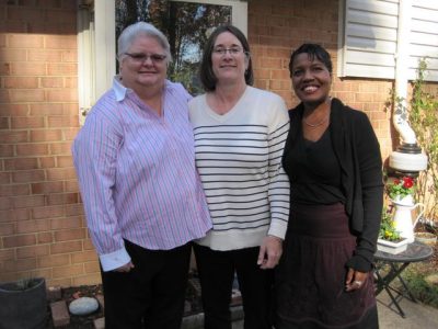 Sharon + Susan Beltsville, At last, after 19 years together!