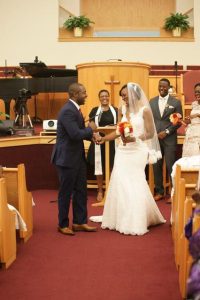 Wale + Kemi's Nigerian wedding, St. John Baptist Church, Columbia