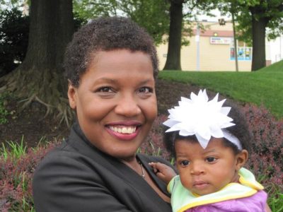 Me with Taylor-- Adorable 4-month-old Niece of Bride Lenice, Middle Branch Park, Baltimore City