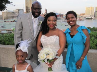 Mike + Kia with daughter Kayla Hyatt Regency Inner Harbor, Baltimore City