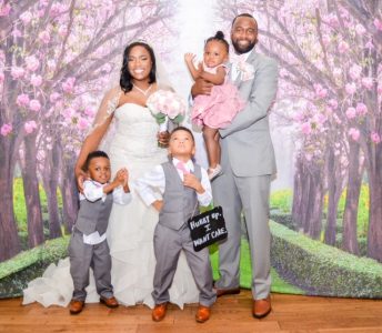 Sierre + Bradley with their Children Blake, Bradley Jr., + Sidney at Gala Center, Windsor Mill
