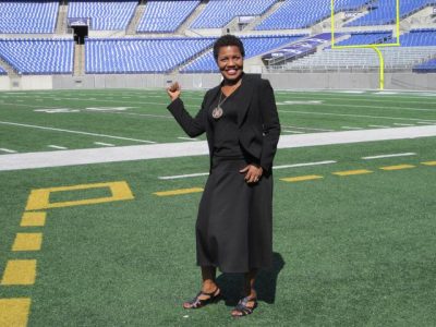 Me on the field at M & T Bank Stadium